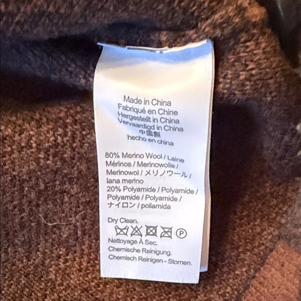 J. Crew Brown and Gray Knit Cardigan